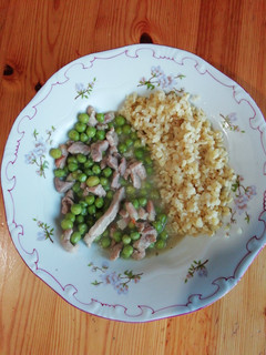 Zöldborsós tokány recept fotója