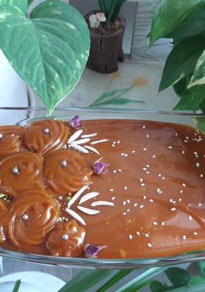 عکسی از دستور حلوای شیر خشک