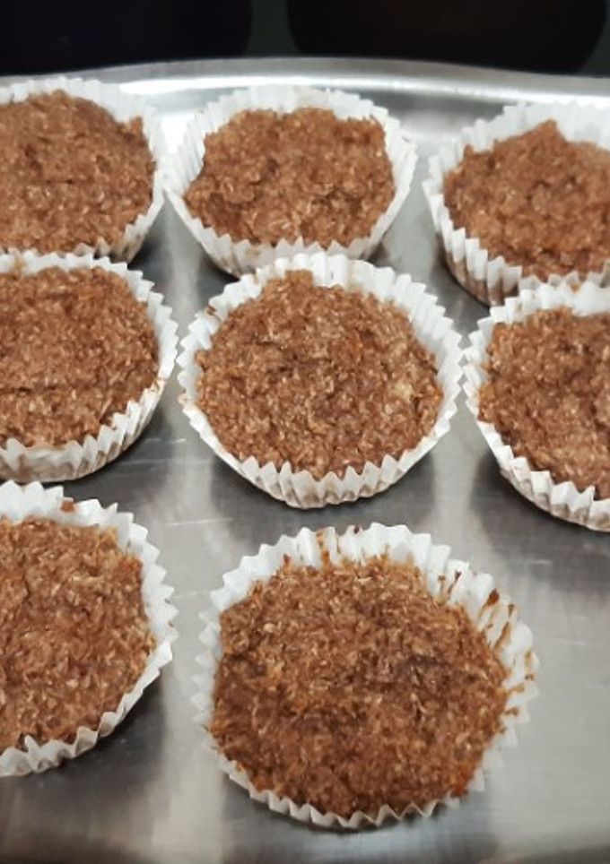 Una foto de Bollitos de chocolate negro y coco