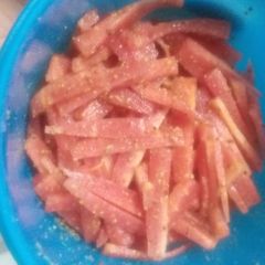 A picture of Instant carrot pickle.
