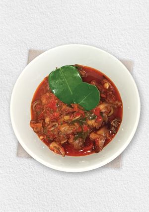 Foto resep Sambal Baby Cumi Daun Jeruk