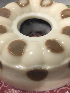 Foto resep Puding susu polkadot