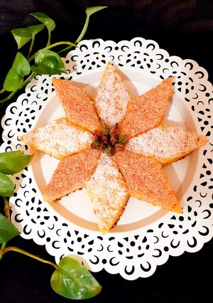 عکسی از دستور کیک شربتی تابه ای