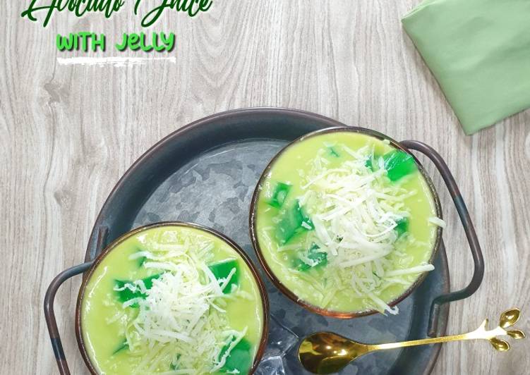 Bumbu Avocado Juice with Jelly | Langkah Membuat Avocado Juice with Jelly Yang Enak Dan Lezat