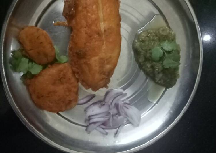 How to Blends Appetizing Fried chaap with coriander chutney