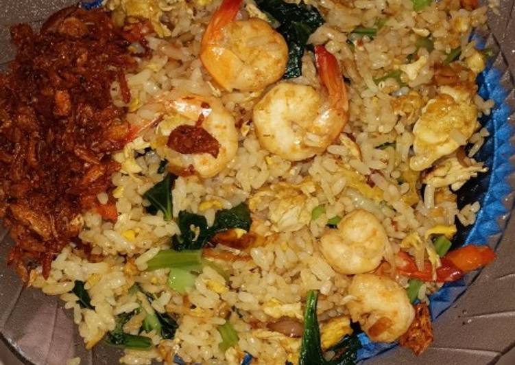 Nasi goreng siwang seafood