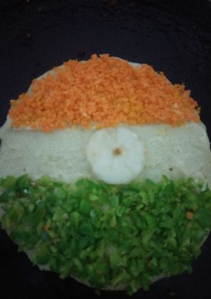 A picture of Veg rava tiranga uttapam.