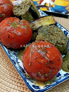 عکسی از دستور دلدکونه(بادمجان شکم پر گیلانی)