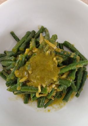 Foto resep Kacang Panjang Sambal Hijau Teri