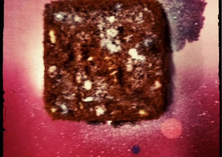 Parle biscuit cake.