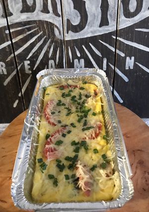 Фото Запеканка из брокколи сыра и томатов 🥦.