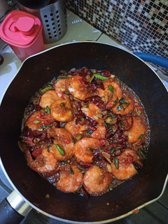 Foto resep Tumis udang cabe kering