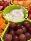 Sweet and creamy fruit dip