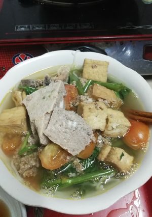 Hình của món Bún riêu cua.