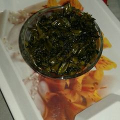 A picture of Water spinach  fry(kolmi saak bhaja).
