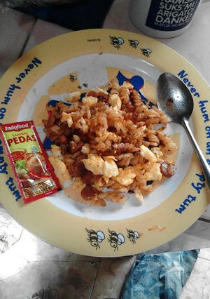 Foto resep scramble spicy macaroni
