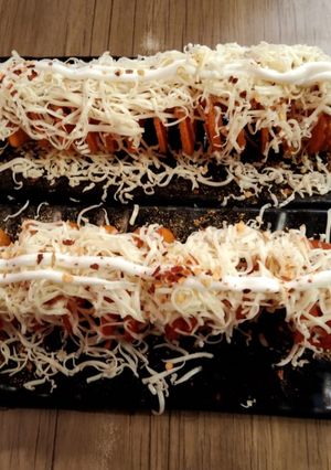 A picture of Cheese twister Potato Stick.