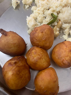 A picture of GrandMom's Goli Bhajji | Mangalore Bajji.