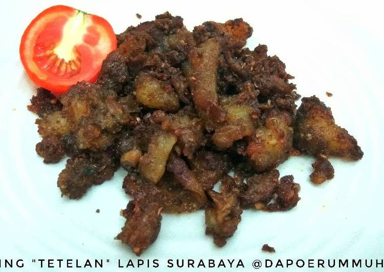 Daging "Tetelan" Lapis Surabaya Keto