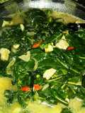 Santan daun kasbi (singkong)