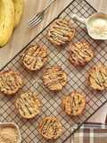 Cookies Pisang Kelapa, Hanya 3 Bahan Utama
