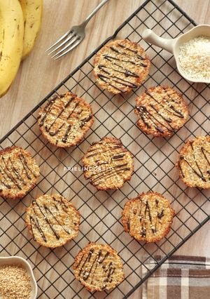 Foto resep Cookies Pisang Kelapa, Hanya 3 Bahan Utama