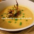 🍵Crema de zanahoria con crujiente de alcachofas
