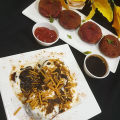 A picture of Beetroot veg cutlet.