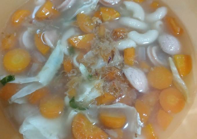 Ternyata ini loh! Resep bikin Sup Sayur Macaroni  lezat