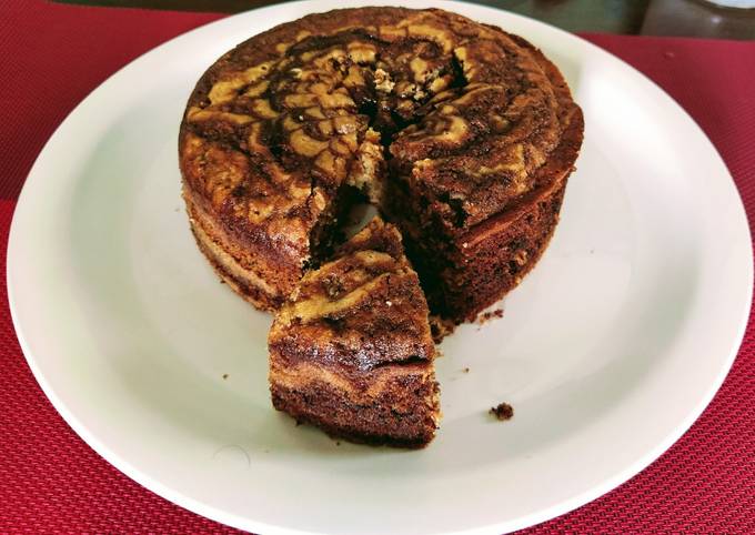 Recipe of Ultimate Zebra wheat cake  🍰