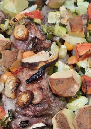 Una foto de Galtas al horno (carrillada)