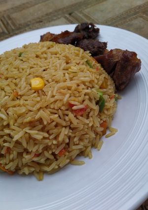 A picture of Vegetable Coconut Rice.