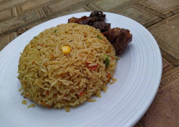 Easiest Way to Make Homemade Vegetable Coconut Rice