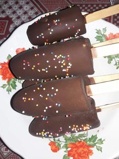 Foto resep Es krim pisang coklat