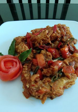 Foto resep Udang Tepung, Asam, Pedas, Manis