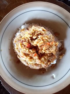 Foto resep Telor geprek sambal tempe