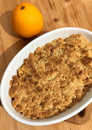 Une photo de Oranges rôties façon crumble
