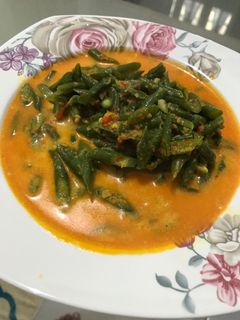 Foto resep Kacang panjang tahu kuah santan
