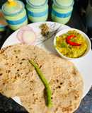 Garlic Sorghum flour roti (Bhakari)