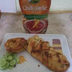 A picture of Chicken bread.