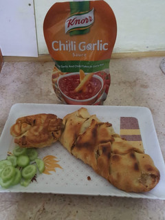 A picture of Chicken bread.