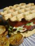 Gofreburguer saludable con patatas