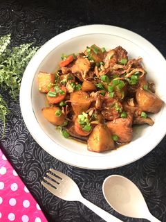 Foto resep Bistik Ayam ala acil