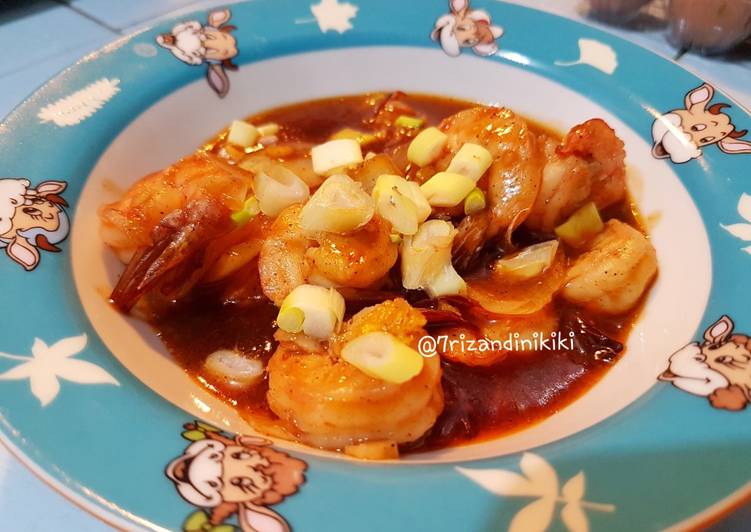 Udang saus mentega