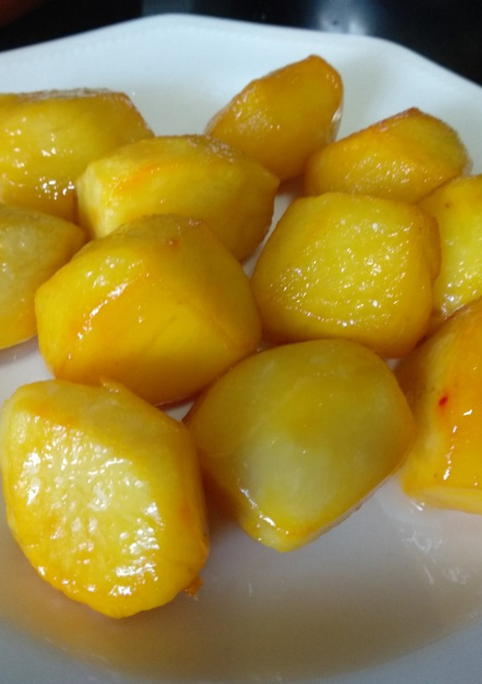 Una foto de Patatas amarillas