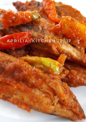 Foto resep Pindang tongkol bumbu merah pedas, enak bikin nagih