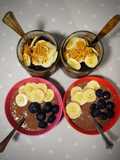 Chocopudding de chía y frutas