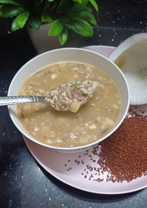 A picture of Garden cress seeds porridge for women.