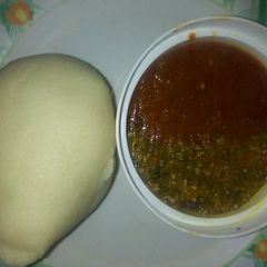 A picture of Tuwon cous cous.