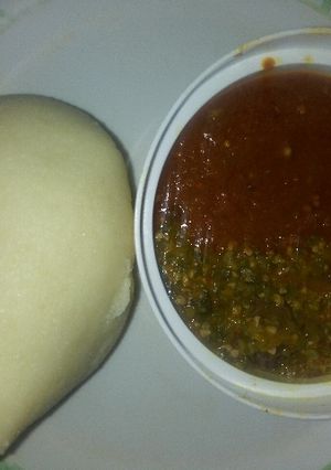A picture of Tuwon cous cous.